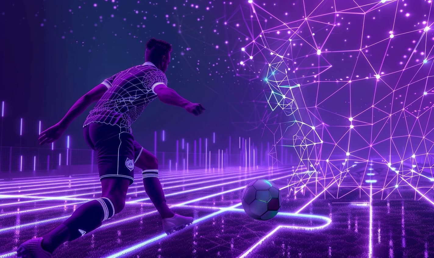 Tampilan dashboard taruhan olahraga sepak bola pada perangkat laptop dan smartphone dengan kecepatan akses tinggi